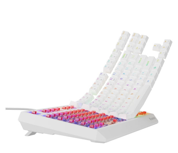 Genesis THOR 230 TKL WIRELESS US BIAŁA RGB MECHANICZNA OUTEMU - 1351044 - zdjęcie 6